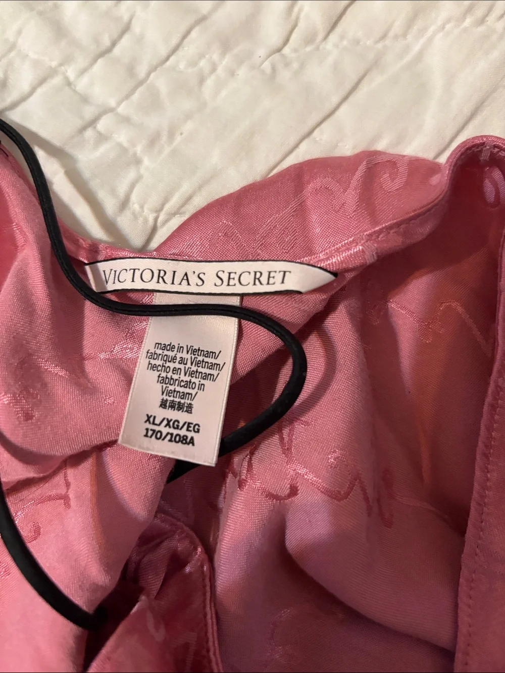 Victoria's Secret Pink Satin Cami & Shorts Pajama Set